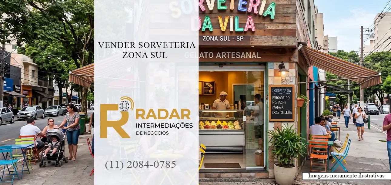 Vender Sorveteria Zona Sul