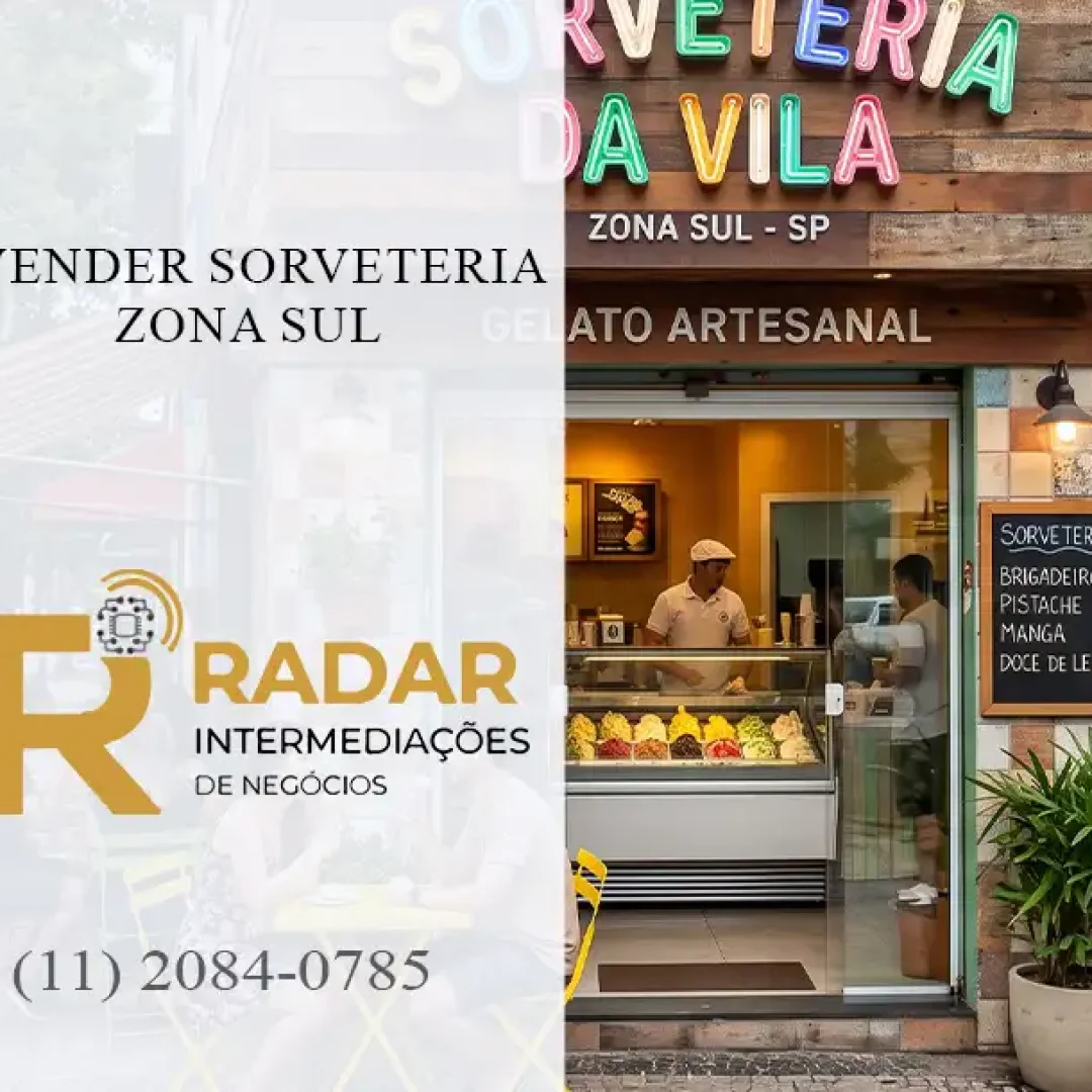 Vender Sorveteria Zona Sul